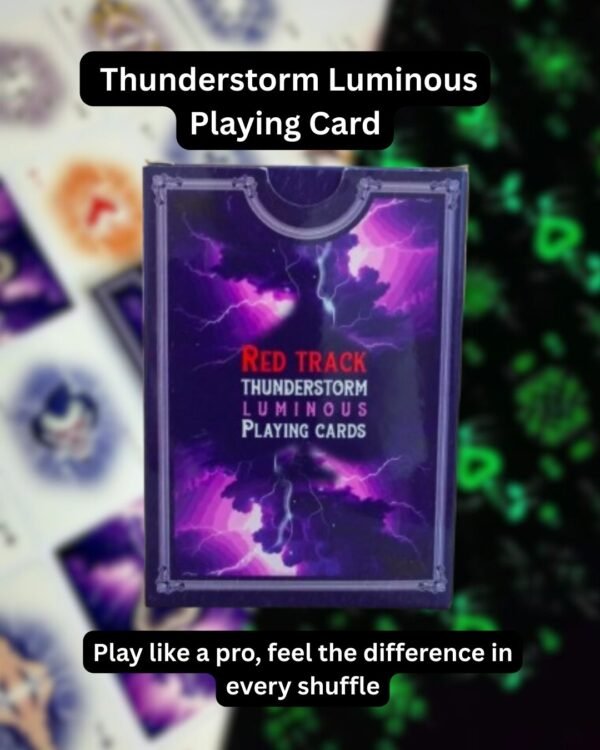 Thunderstorm Luminous Playing Card